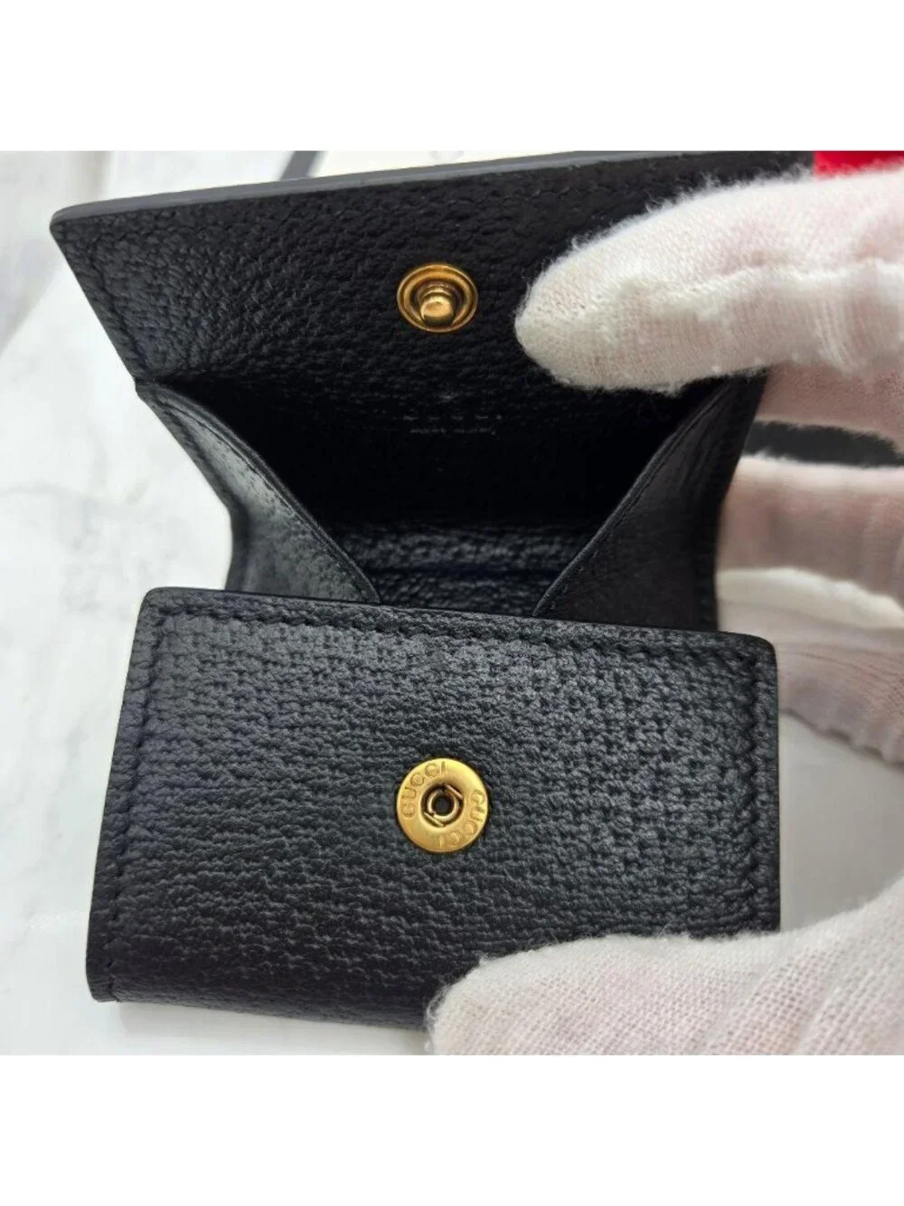 Gucci GG Marmont Coin Purse Black